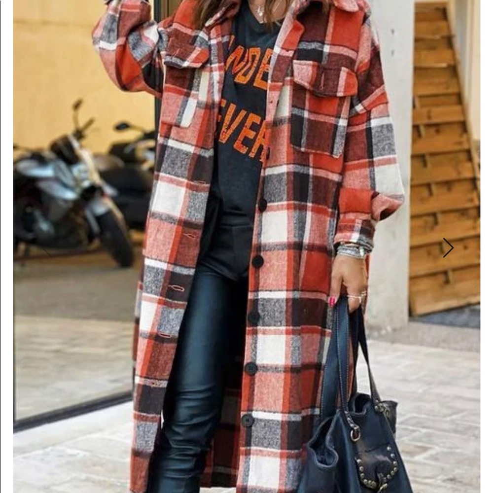 NWT Maxi Shacket